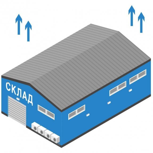Вытяжка для склада