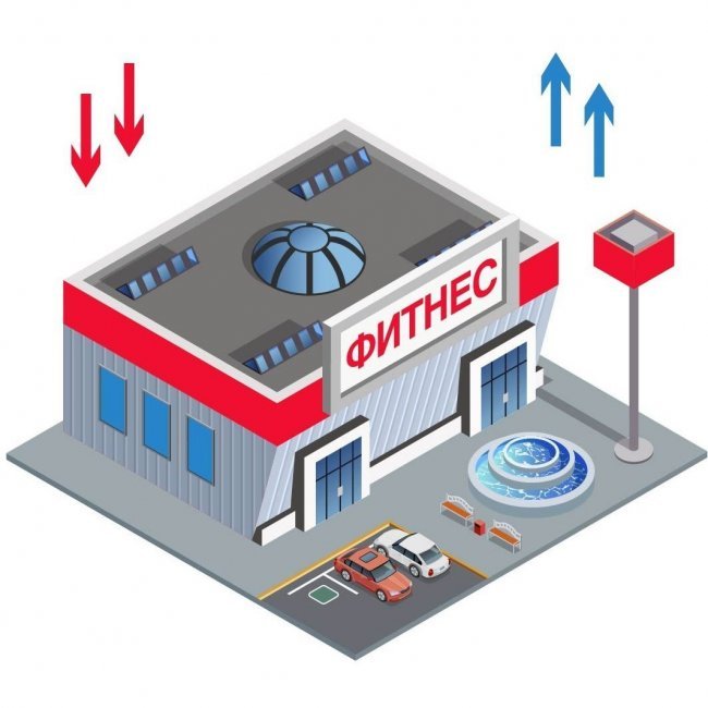 Приточно-вытяжная вентиляция спорткомплекса Приточно-вытяжная вентиляция спорткомплекса